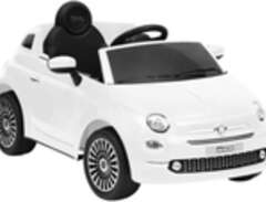 Elbil för barn Fiat 500 vit
