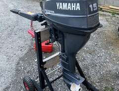 Yamaha F15 vatten i oljan
