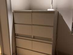 IKEA Malm byråer med 2 lådo...
