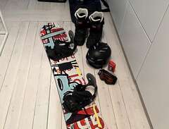 Head snowboard komplett med...