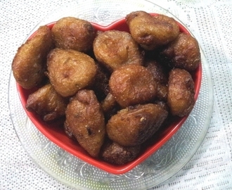 Sweet Fritters with ripe Jackfruit  Kathaler Mishti Pakora