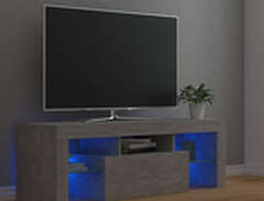 vidaXL TV-bänk med LED-bely...