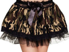 Kamouflage/Militär kjol 30 cm