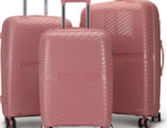 Oslo rosa resväska med kodl...