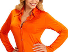 70 Tals Orange Kostymskjort...
