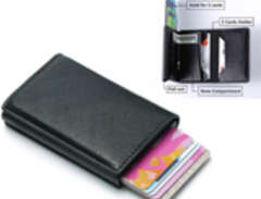RFID-Säkert läderjacka kort...