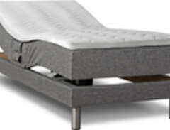 Comfort grå ställbar säng -...