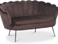 Kingsley 2-sits soffa brun...