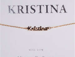 Namnarmband Guld - Kristina