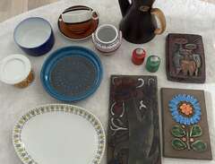 Blandad keramik och porslin