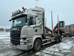 Timmerbil Scania R520 6X4 m...