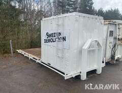 Maskinflak med Container