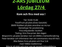 BMW 2-Års Jubileum  27/4 är...