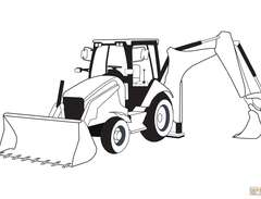 Grävlastare / Traktorgrävare