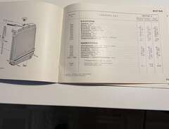 Instruktionsbok PV 1957 + r...