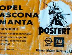 Handbok Opel Ascona B/Manta B