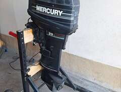 Nyservad Mercury 20hk Långrigg