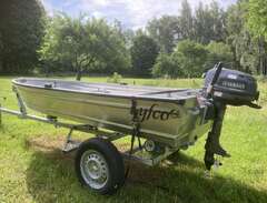 Lyfco aluminiumbåt m 4 hp Y...