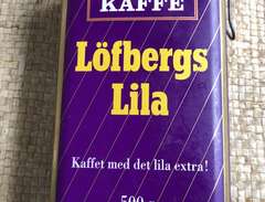 Löfbergs lila plåtburk