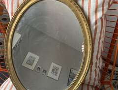 ”antik”spegel +2 lampfötter...