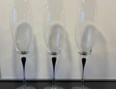3 st champagneglas