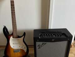 Gitarr + Fender Mustang II