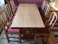 Matbord och 6 stolar från K...