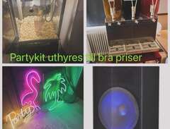 Partykit uthyres