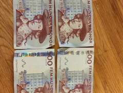 Gamla svenska sedlar