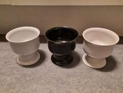 Höganäs keramik skål med fot