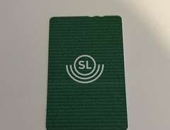 SL årskort/biljett vuxen