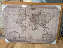 Tavla Gammal Världskarta
