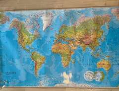 Världskarta / tavla