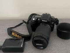 Nikon D80 med Nikkor 70-300