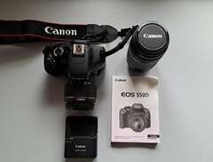 Canon 550D två objektiv väska