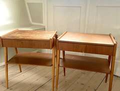 Två sängbord, danskt 50-tal