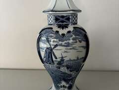Vintage Delft urna Porslin