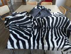 Zebra plädar/klädsel