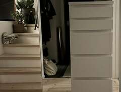 MALM Byrå med 6 lådor. IKEA
