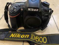 Nikon D600 + Objektiv + Til...