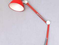 Arkitektlampa - Luxo röd sk...