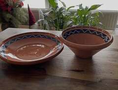 Keramikfat med skål