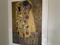 Gustav Klimt the Kiss tavla