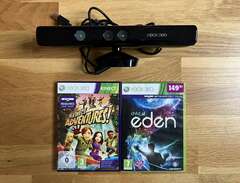 Kinect Kamera + 2 spel Xbox...