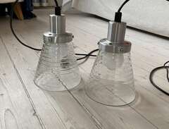 Design taklampor glas Pukeberg