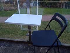 Balkong bord och stol