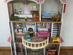 Barbie hus ink möbler och d...