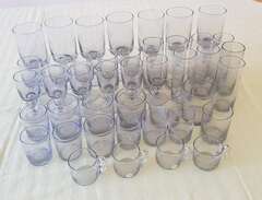 42 handblåsta glas från Rei...