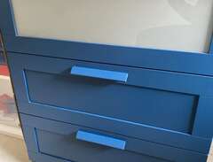 byrå Ikea brimnes blå