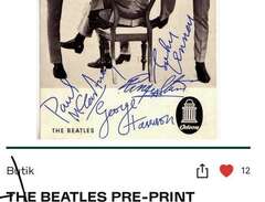 Beatles autografer köpes